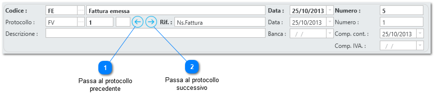 4.1.1. Movimenti contabili (Movimenti contabili - gestione)