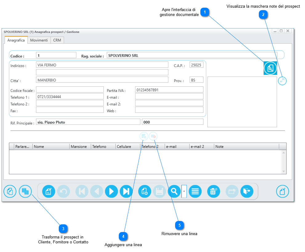 7.1.1. Prospect (Anagrafica prospect / Gestione)